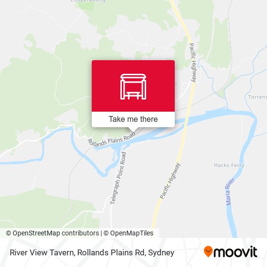 River View Tavern, Rollands Plains Rd map