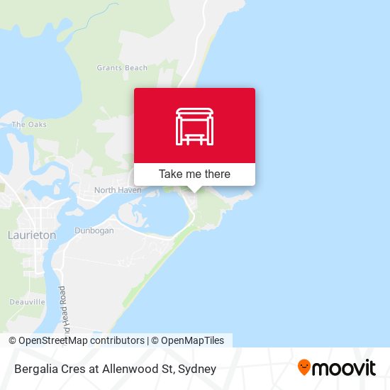 Bergalia Cres at Allenwood St map