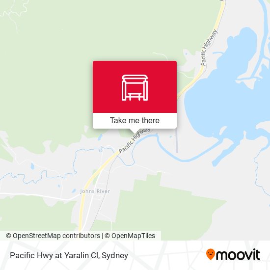 Pacific Hwy at Yaralin Cl map