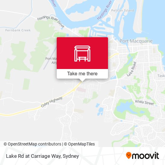 Lake Rd at Carriage Way map