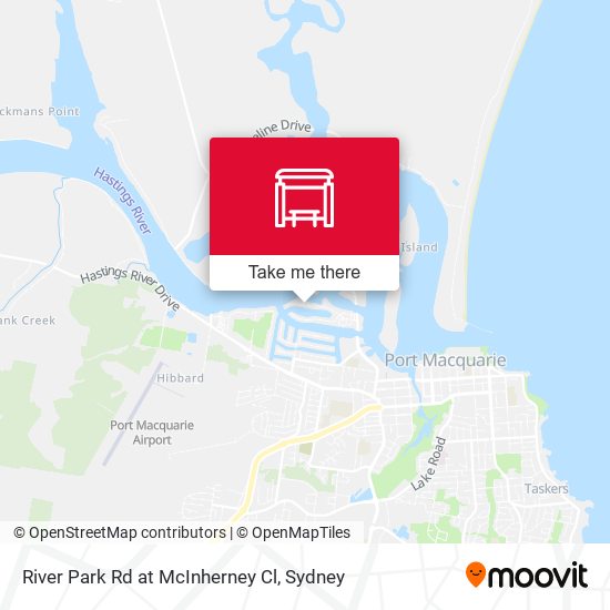 River Park Rd at McInherney Cl map
