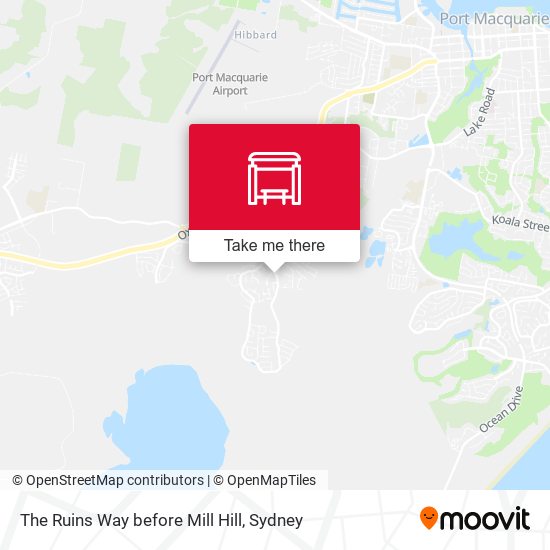 The Ruins Way before Mill Hill map