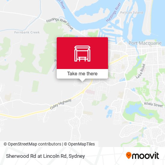 Sherwood Rd at Lincoln Rd map