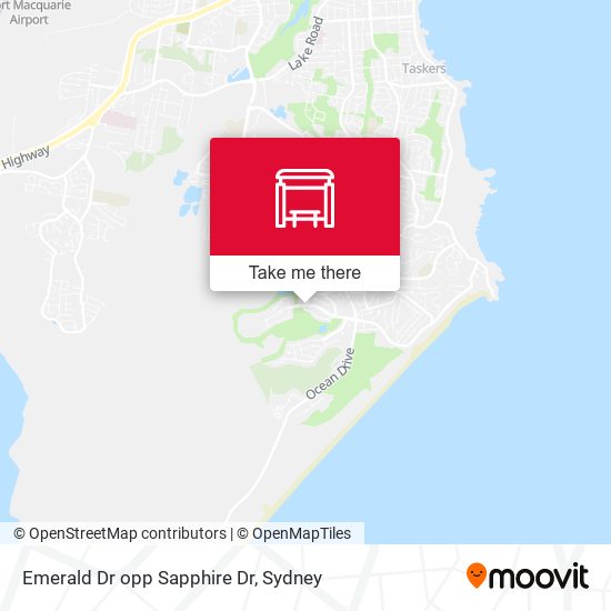 Emerald Dr opp Sapphire Dr map