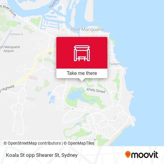 Koala St opp Shearer St map