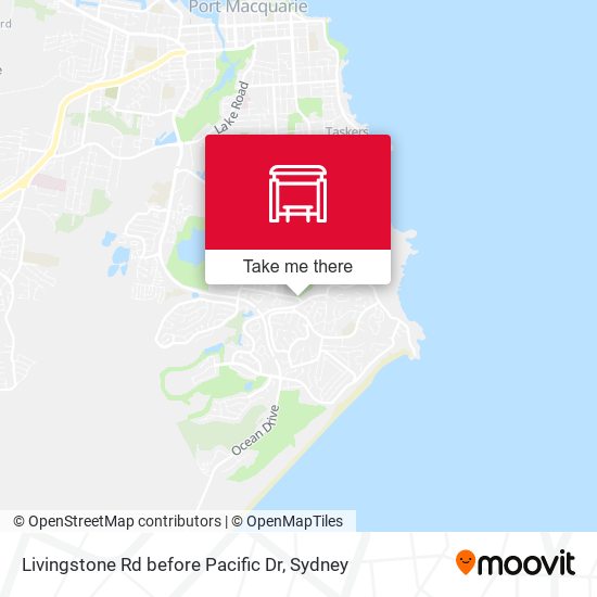 Livingstone Rd before Pacific Dr map