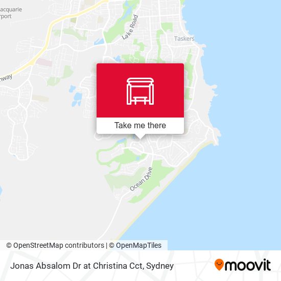 Jonas Absalom Dr at Christina Cct map
