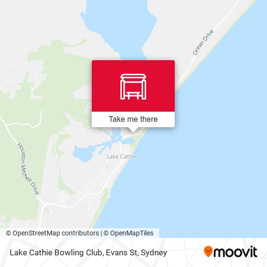 Lake Cathie Bowling Club, Evans St map