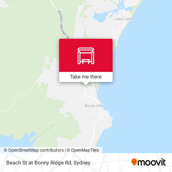 Beach St at Bonny Ridge Rd map
