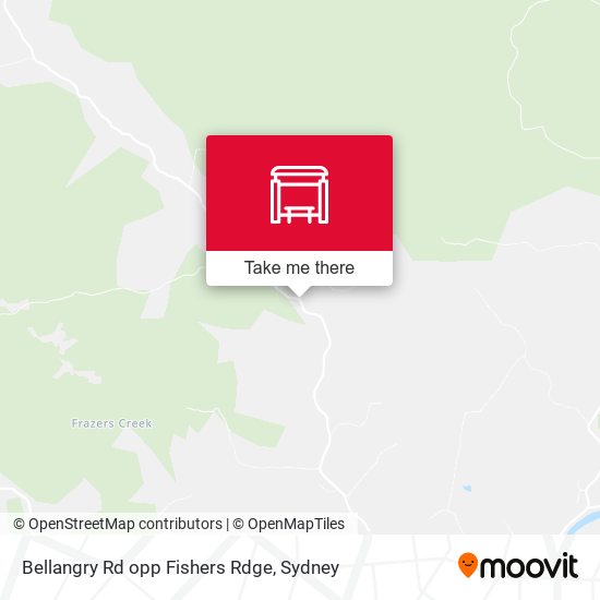 Bellangry Rd opp Fishers Rdge map