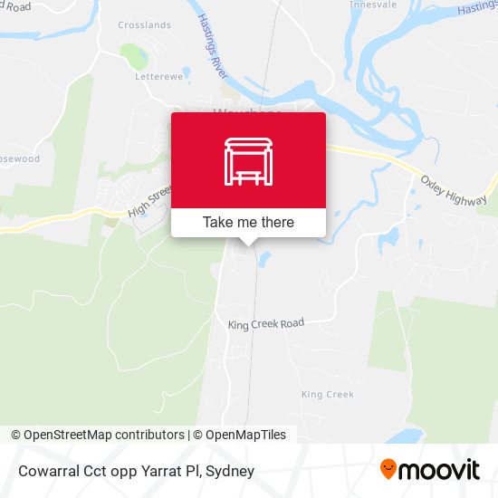 Cowarral Cct opp Yarrat Pl map