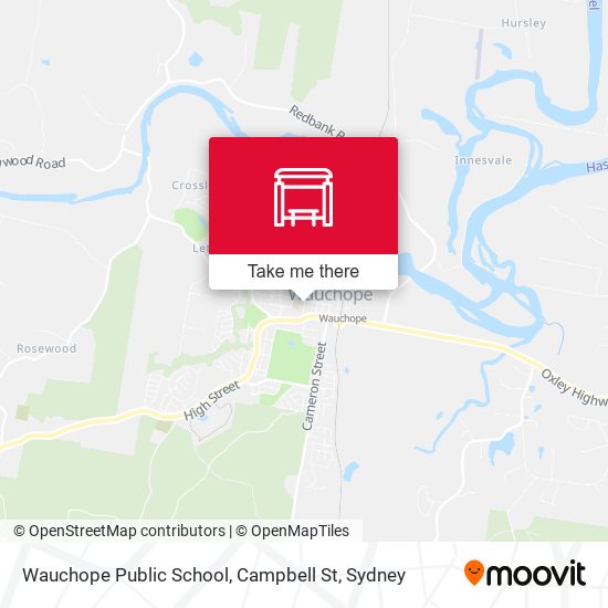 Wauchope Public School, Campbell St map