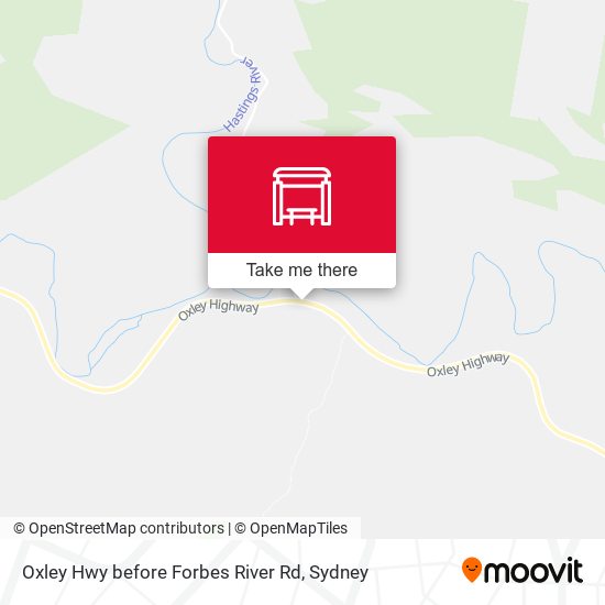Oxley Hwy before Forbes River Rd map