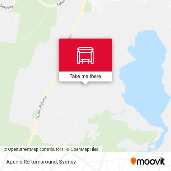 Apanie Rd turnaround map