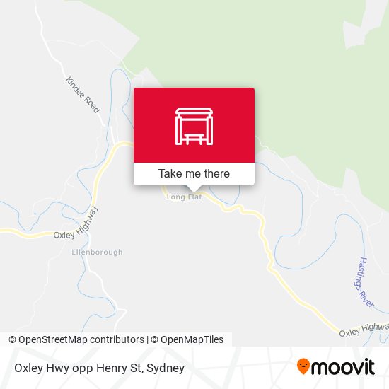 Oxley Hwy opp Henry St map