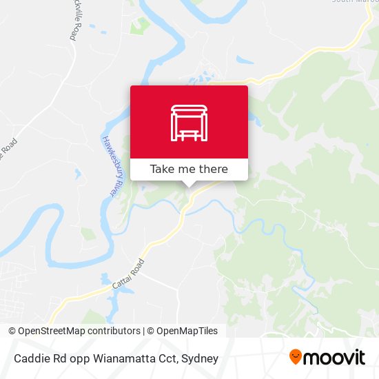 Caddie Rd opp Wianamatta Cct map