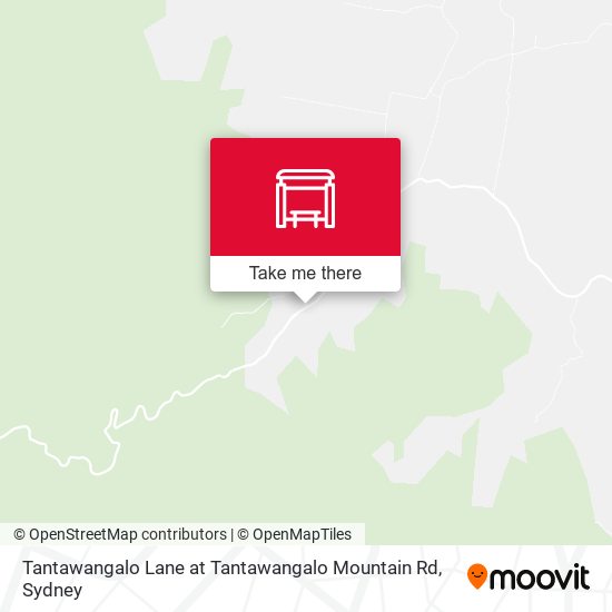 Tantawangalo Lane at Tantawangalo Mountain Rd map