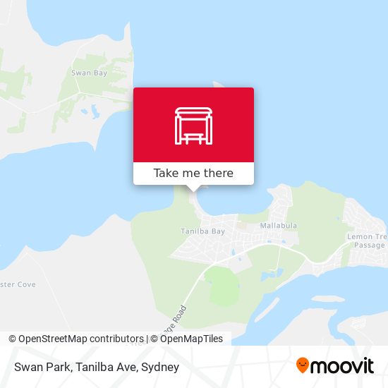 Swan Park, Tanilba Ave map