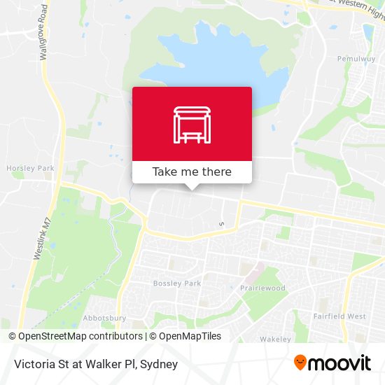 Victoria St at Walker Pl map