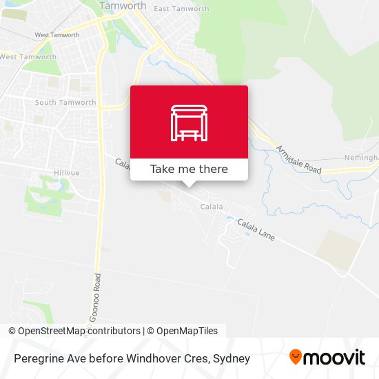Peregrine Ave before Windhover Cres map