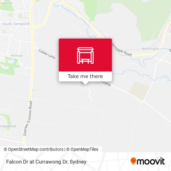 Falcon Dr at Currawong Dr map