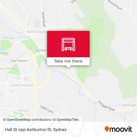 Hall St opp Ashburton St map