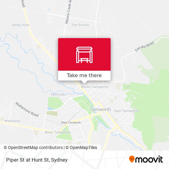 Piper St at Hunt St map