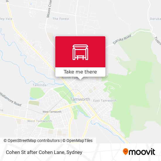 Cohen St after Cohen Lane map