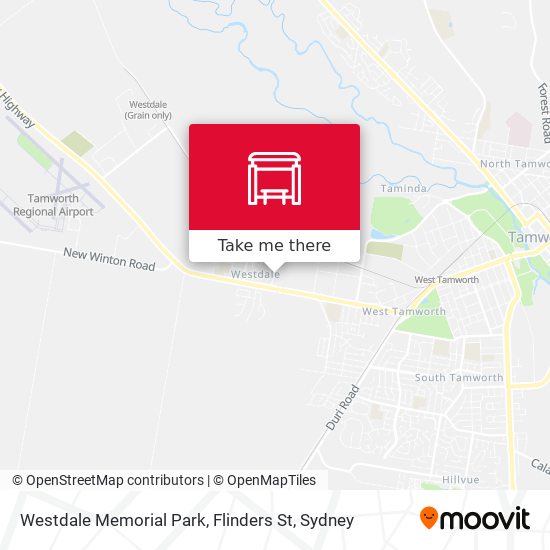 Westdale Memorial Park, Flinders St map