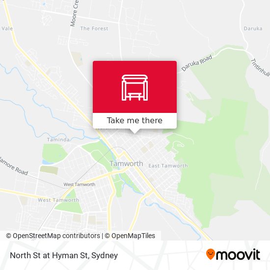 North St at Hyman St map