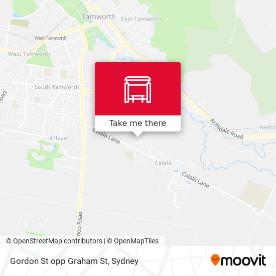 Gordon St opp Graham St map