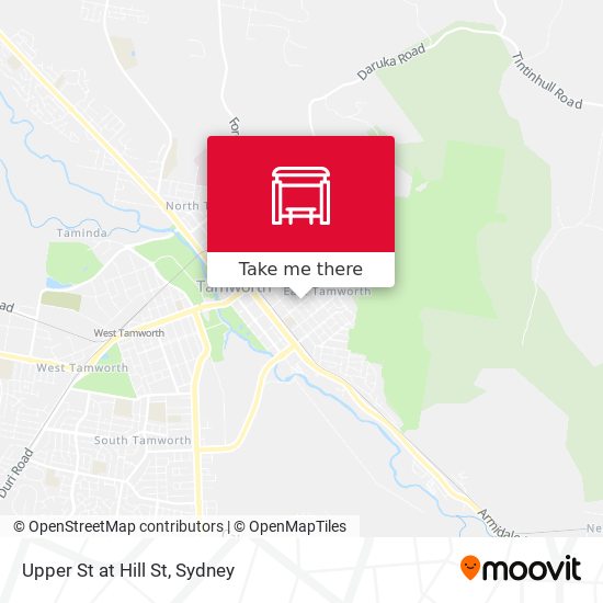 Upper St at Hill St map