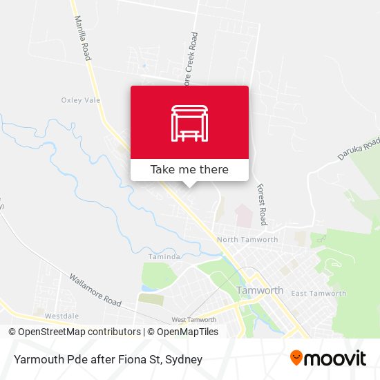 Yarmouth Pde after Fiona St map
