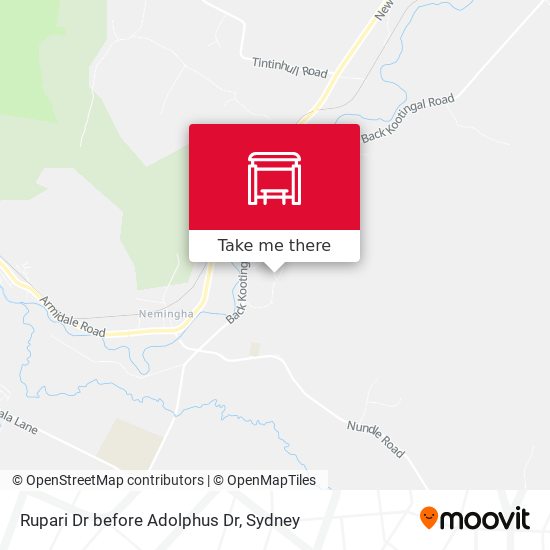 Rupari Dr before Adolphus Dr map