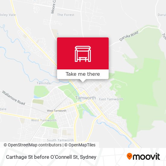 Carthage St before O'Connell St map