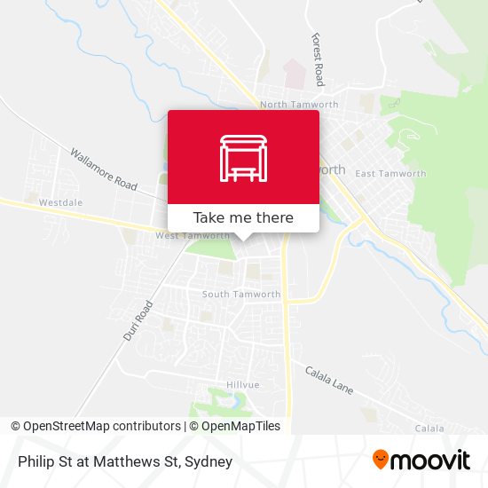 Philip St at Matthews St map