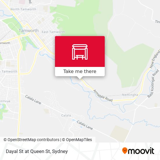 Dayal St at Queen St map