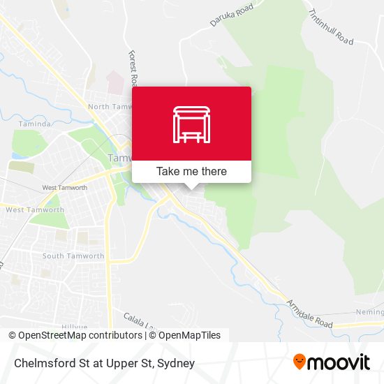 Chelmsford St at Upper St map