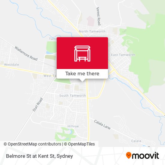 Belmore St at Kent St map