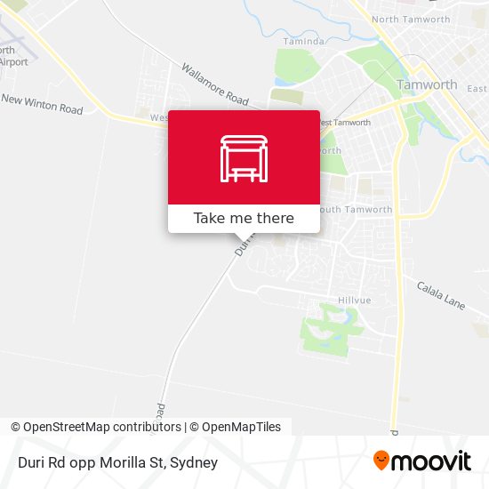 Duri Rd opp Morilla St map