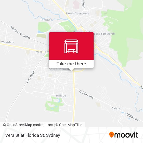 Vera St at Florida St map