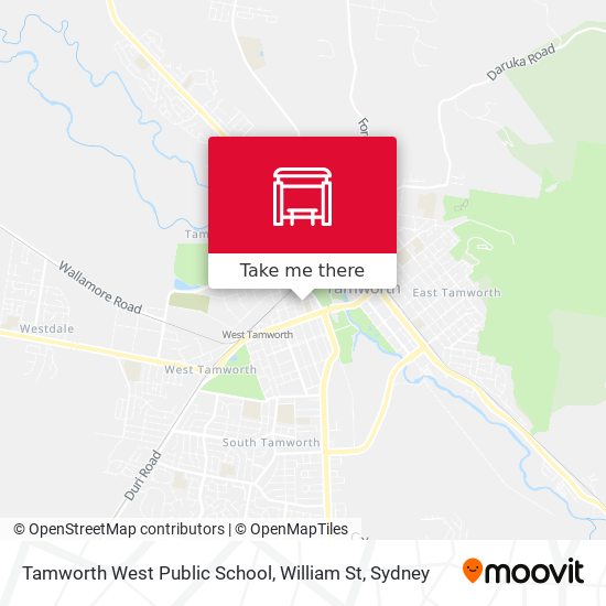 Tamworth West Public School, William St map