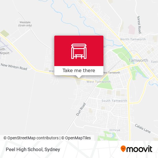 Peel High School map