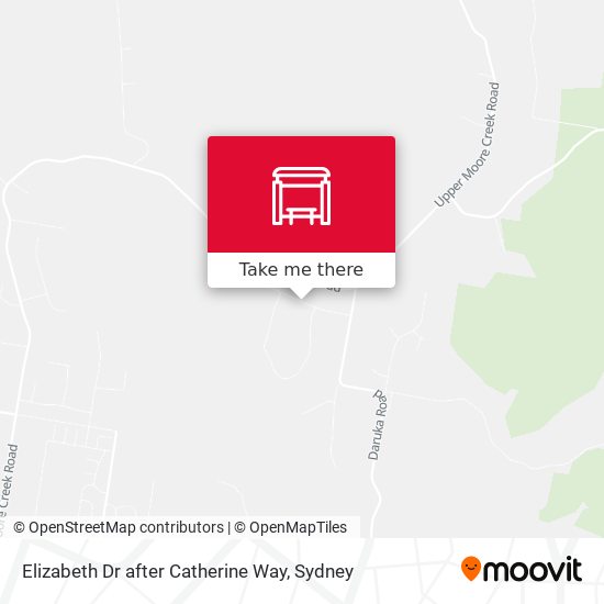 Elizabeth Dr after Catherine Way map