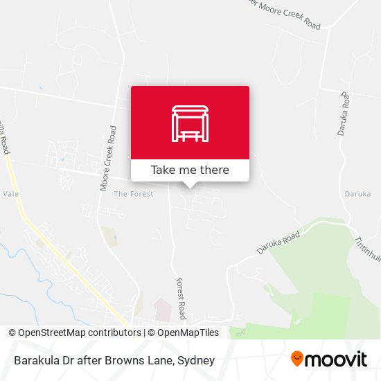 Barakula Dr after Browns Lane map