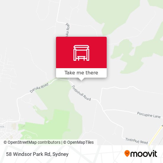 58 Windsor Park Rd map