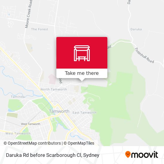 Daruka Rd before Scarborough Cl map