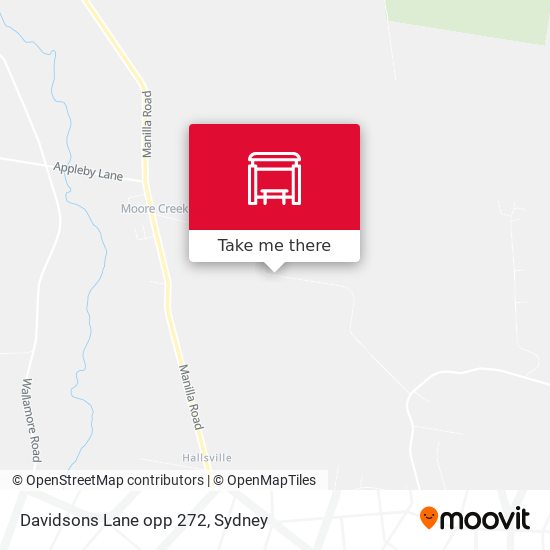 Davidsons Lane opp 272 map