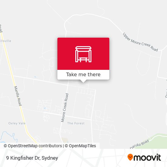 9 Kingfisher Dr map