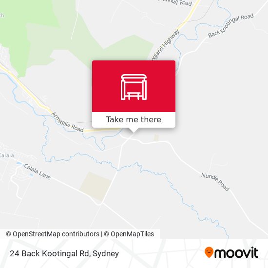 24 Back Kootingal Rd map